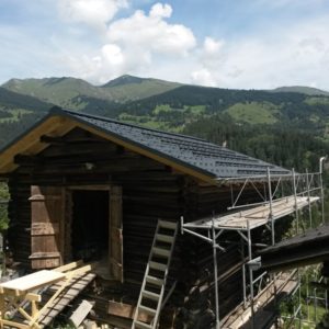 Neues Dach / Unterkonstruktion